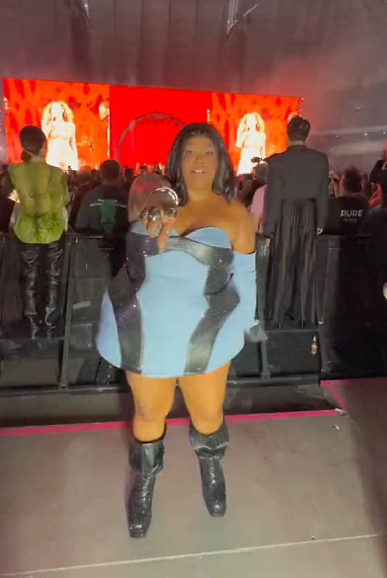 Lizzo at Beyonce Concert