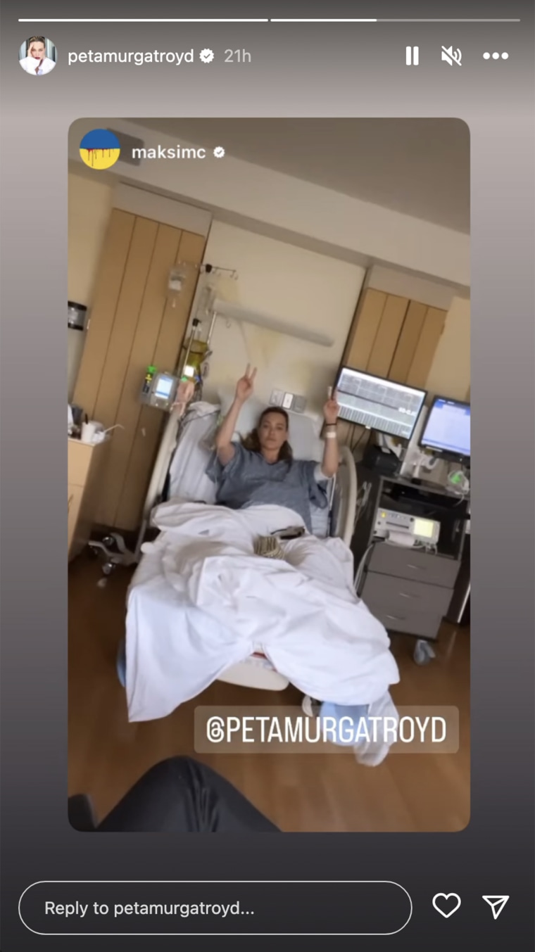  Maksim Chmerkovskiy shared a video of his wife, Peta Murgatroyd, in the delivery room.