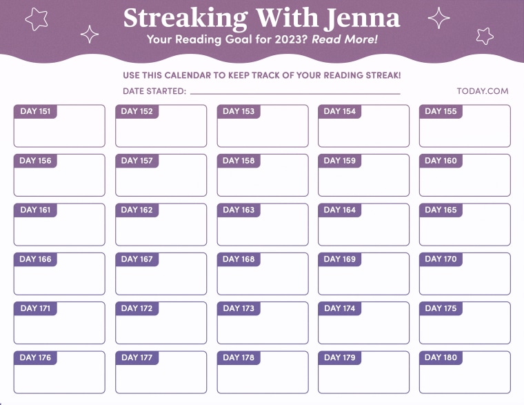 Streaking with Jenna tracker