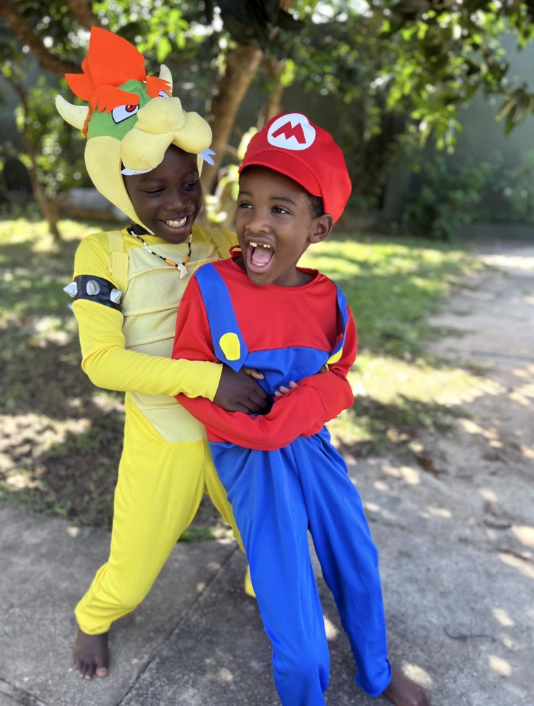 Cairo and his brother, Eli, are both big fans of the "Super Mario Bros." movie, which is the second-highest grossing animated film in history. 