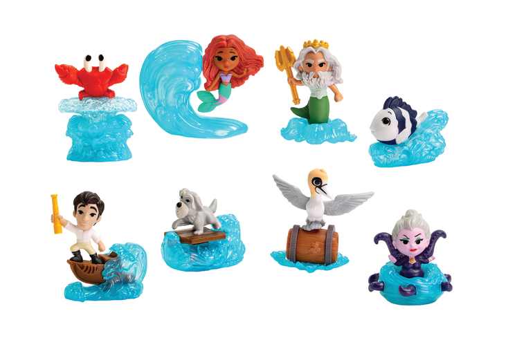 negatief korting ik heb honger McDonald's Releases New 'The Little Mermaid' Happy Meal Toys