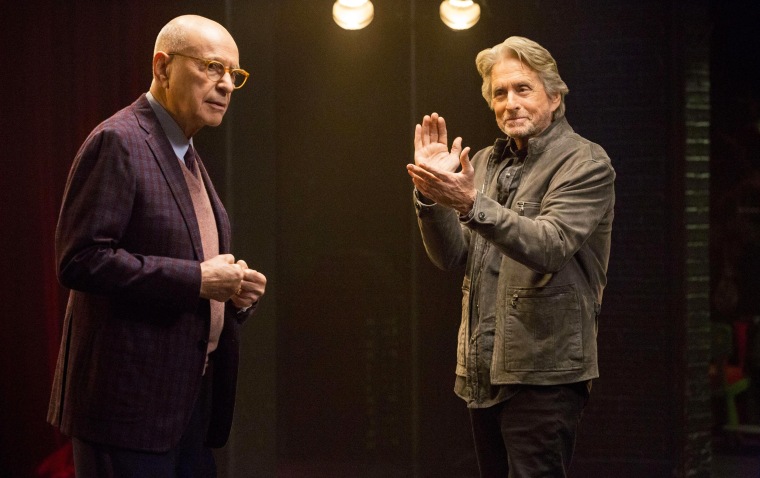 Michael Douglas and Alan Arkin on "The Kominsky Method."