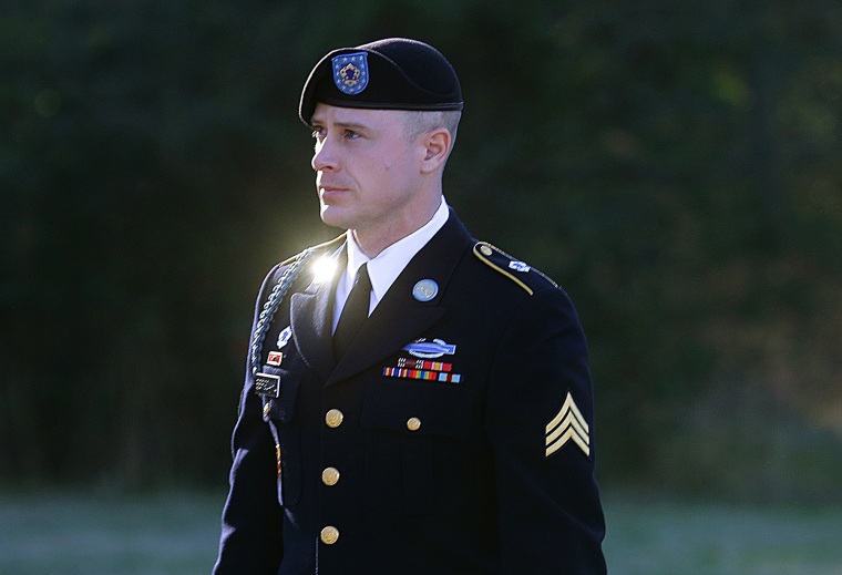 Army Sgt. Bowe Bergdahl arrives for a pretrial hearing at Fort Bragg, North Carolina, on Jan. 12, 2016.