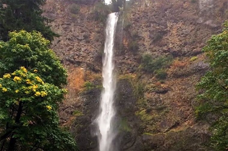 Breaking News Multnomah Falls is found in the Columbia River Gorge, about 30 miles east of Portland.