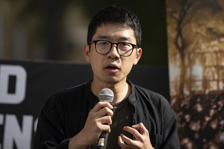 Nathan Law, an activist in exile and former member of the