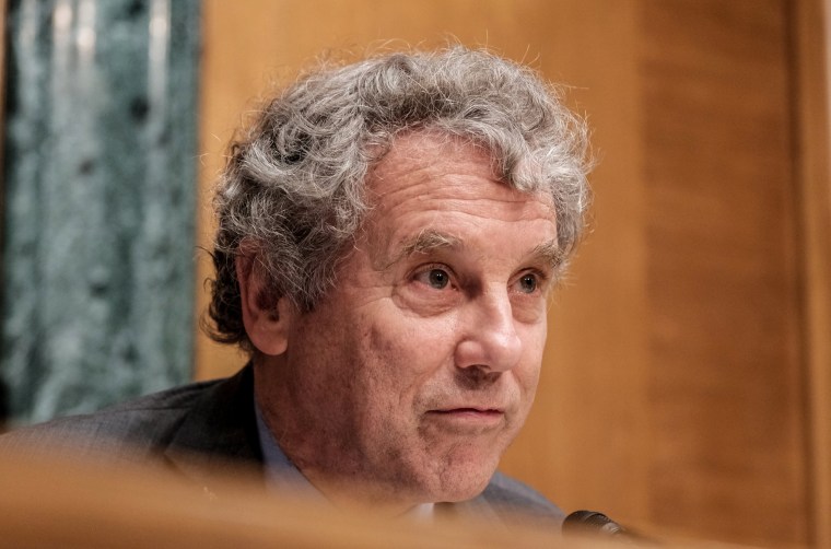 Sen. Sherrod Brown, D-Ohio, at the Capitol on June 13, 2023.