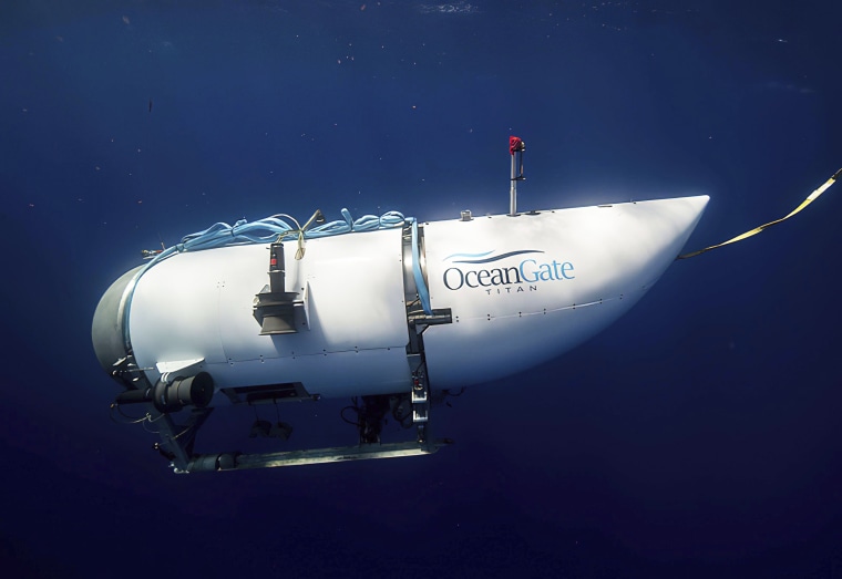 The OceanGate Titan submersible.