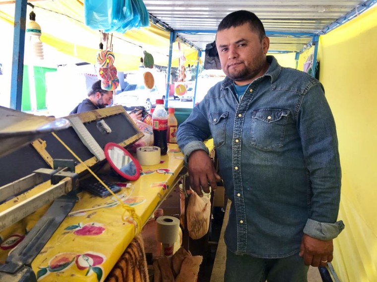 Manuel Martínez, seen here in Zacatecas, Mexico, where he currently lives, was in a coma but survived a 2017 journey in a tractor trailer in Texas, where 10 people, including his brother Ricardo, died. Credit, Damià Bonmatí, Noticias Telemundo.