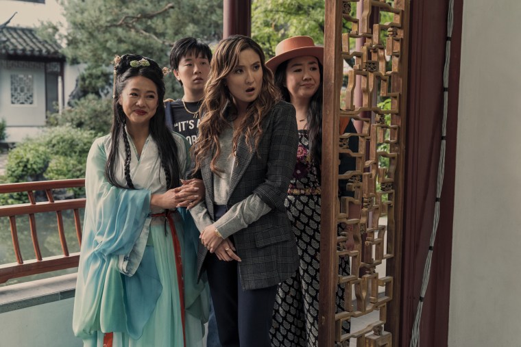 Stephanie Hsu, Sabrina Wu as Deadeye, Ashley Park, and Sherry Cola