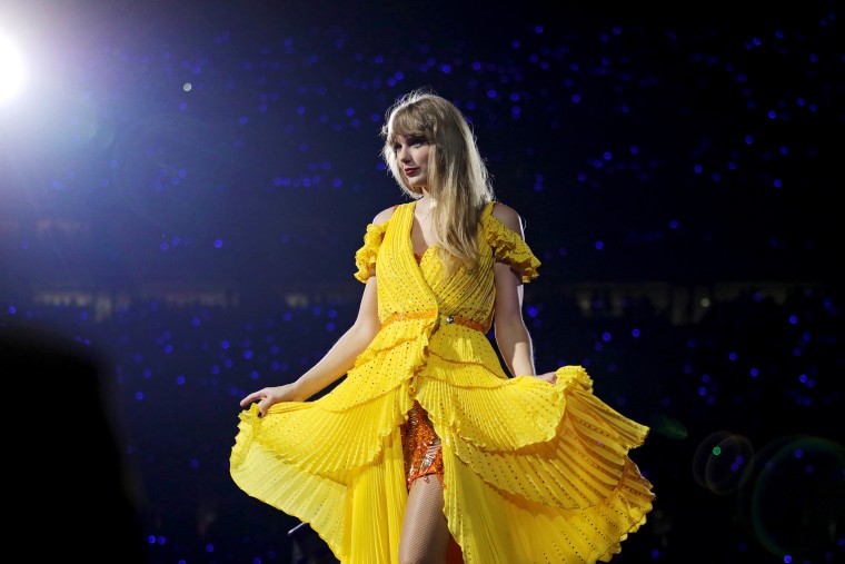 Taylor Swift performs in Houston