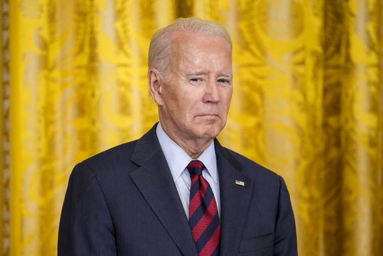 President Joe Biden at the White House on July 7, 2023.