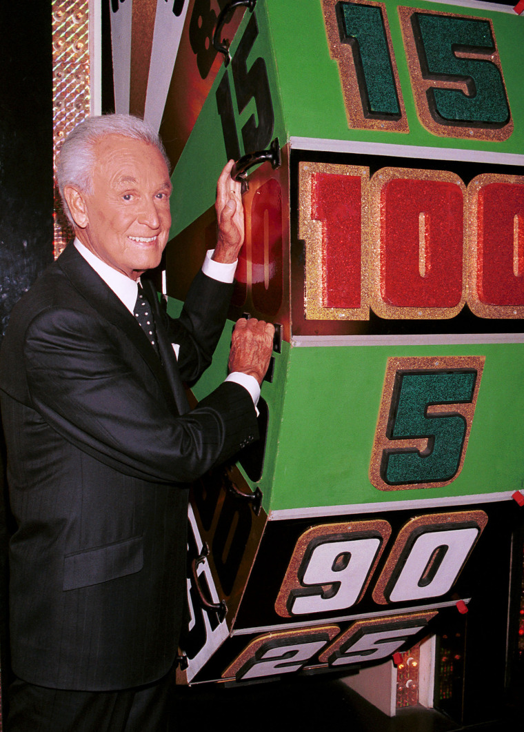 Bob Barker celebrates his 30th anniversary as host of "The Price Is Right" in Los Angeles in 2001.