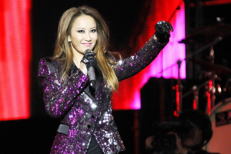 Coco Lee performing in Beijing,  