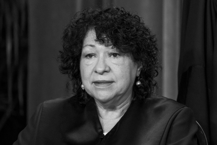 Associate Justice Sonia Sotomayor at the Supreme Court on Oct. 7, 2022.