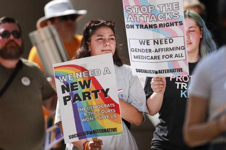 Rally To Defend Trans Rights In Texas