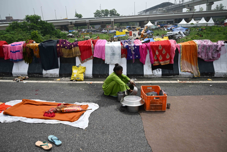 Days of relentless monsoon rains have killed at least 66 people in India, government officials said on July 12, with dozens of foreign tourists stranded in the Himalayas after floods severed road connections.