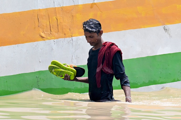 Days of relentless monsoon rains have killed at least 66 people in India, government officials said on July 12, with dozens of foreign tourists stranded in the Himalayas after floods severed road connections. 