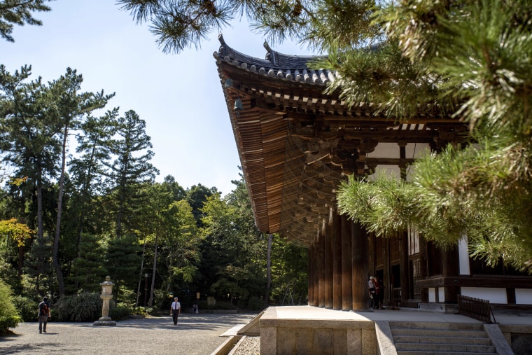 Located in suburb of Nara city, Toshodaiji Temple, designed