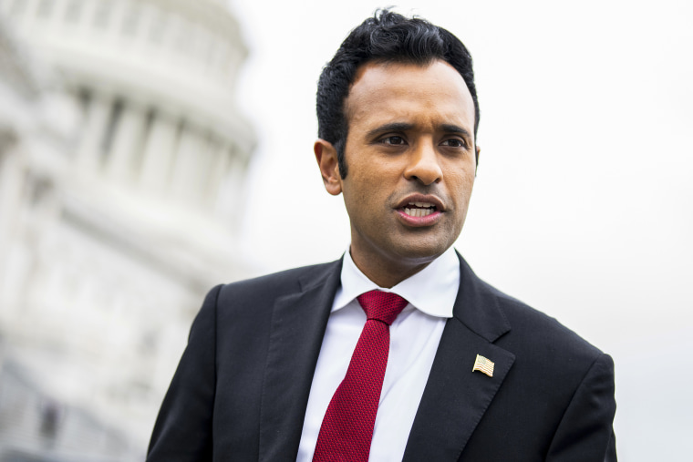 Republican presidential candidate Vivek Ramaswamy in Washington on June 22, 2023.