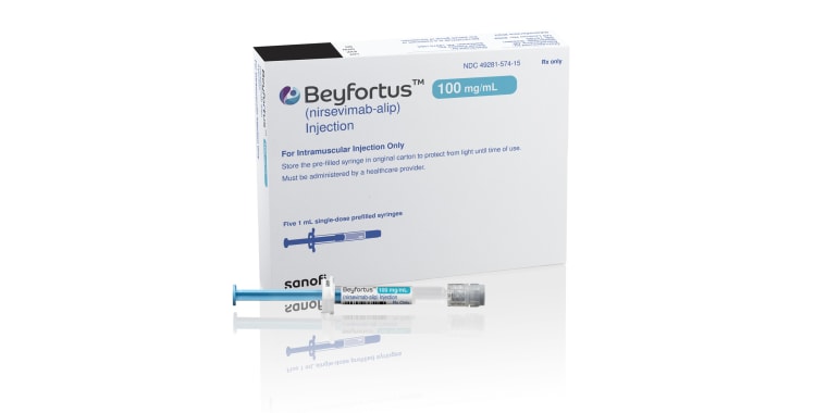 Image: The AstraZeneca medication Beyfortus. 