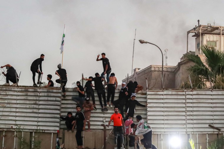 Protesters set fire to Sweden's embassy in the Iraqi capital early on July 20 ahead of a planned burning of a Koran in Sweden. Swedish authorities approved an assembly to be held later on July 20 outside the Iraqi embassy in Stockholm, where organisers plan to burn a copy of the Koran as well as an Iraqi flag.