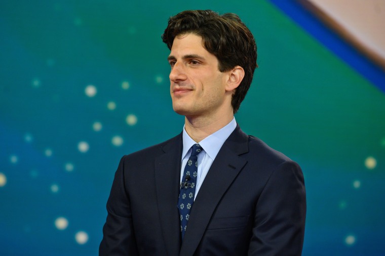 Jack Schlossberg on "Today" in 2022.