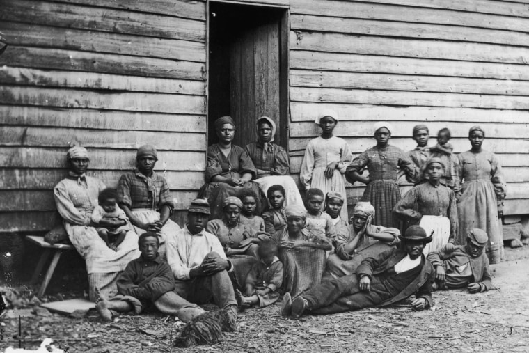 Family of former slaves
