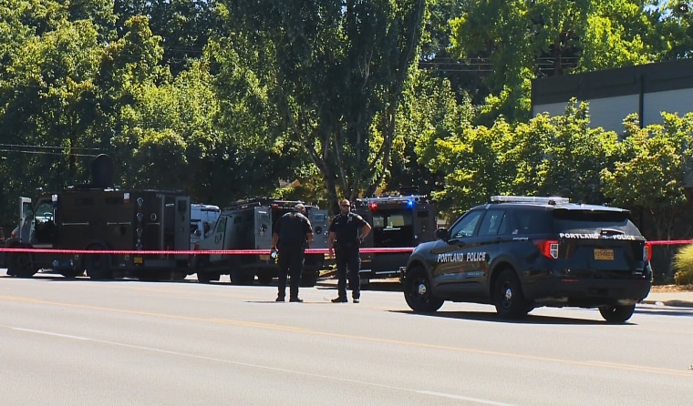 The suspect was shot and killed after a standoff with officers in Gresham.