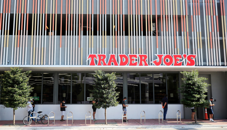 A Trader Joe's store in Miami on April 14, 2020.