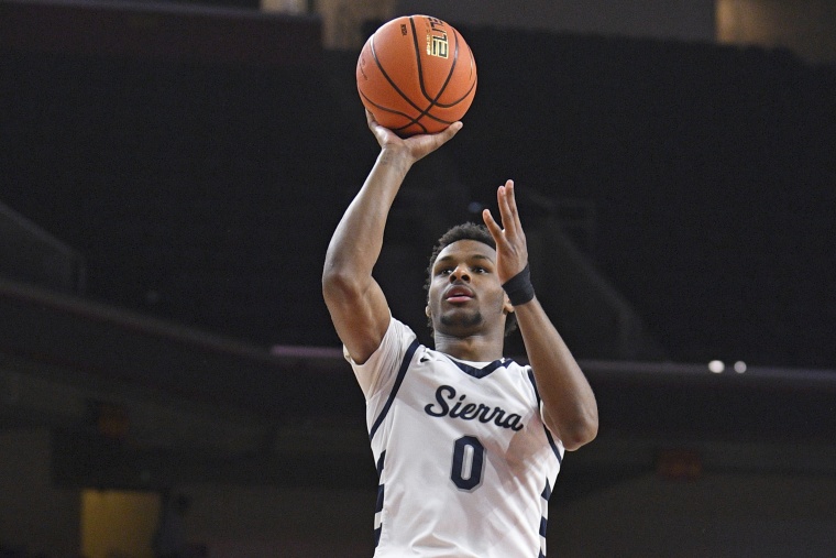 Sierra Canyon guard Bronny James