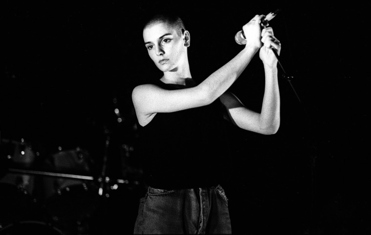 Irish singer Sinead O'Connor performs at Paradiso, Amsterdam, Netherlands, March 16 1988.