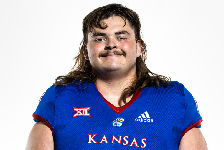 University of Kansas offensive lineman Joseph Krause.