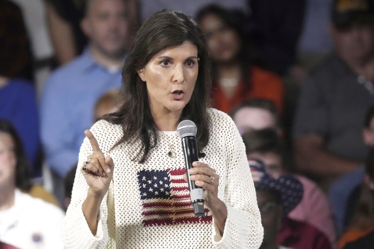 Republican presidential candidate Nikki Haley speaks at a campaign event Thursday, July 20, 2023, in Greenville, S.C.