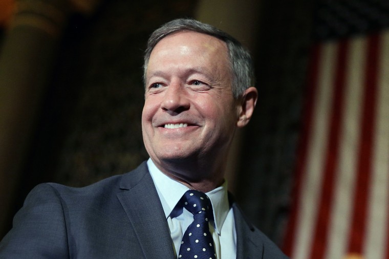 Martin O'Malley at an inauguration ceremony for Catherine Pugh in Baltimore