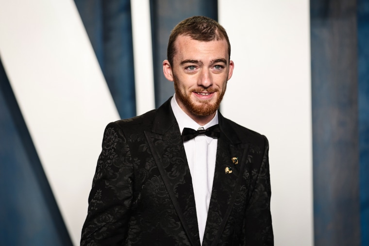 Angus Cloud attends the 2022 Vanity Fair Oscar Party March 27, 2022 in Beverly Hills, Calif.