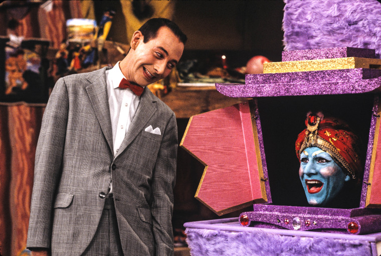 'Pee Wee's Playhouse' on CBS, a children's television show starring Paul Reubens and John Paragon, 1986. 
