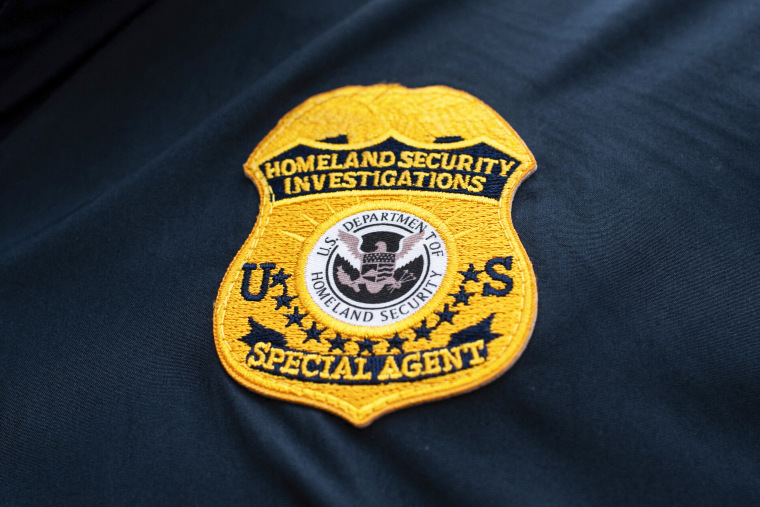A member of the U.S. Homeland Security Investigations team.