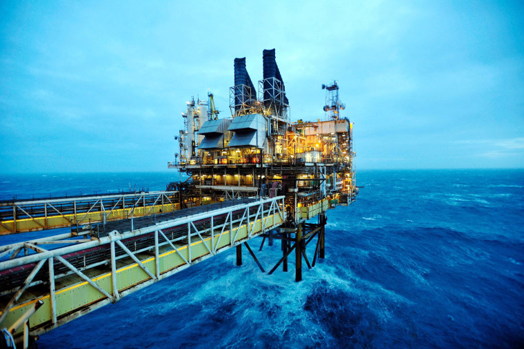 BP Oil Platform Scotland