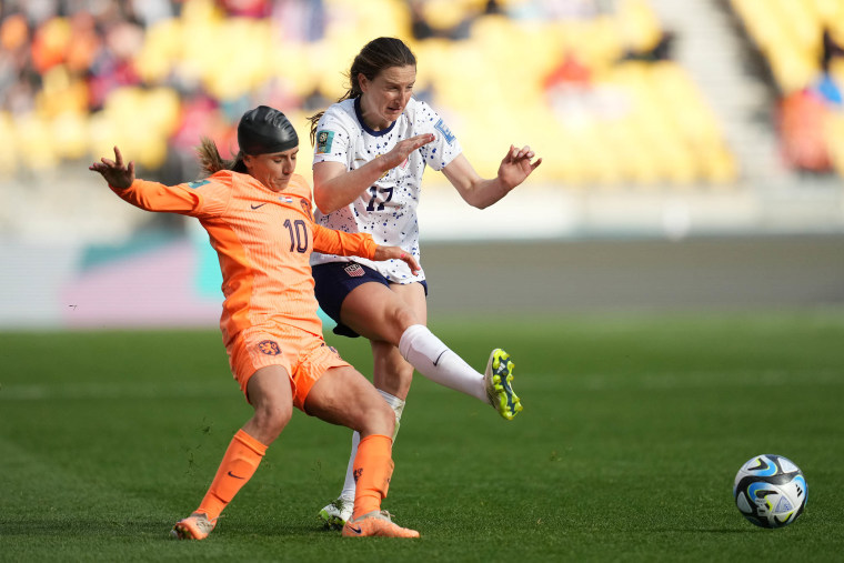 Why Netherlands' Danielle Van De Donk Wore Swim Cap At Soccer Game