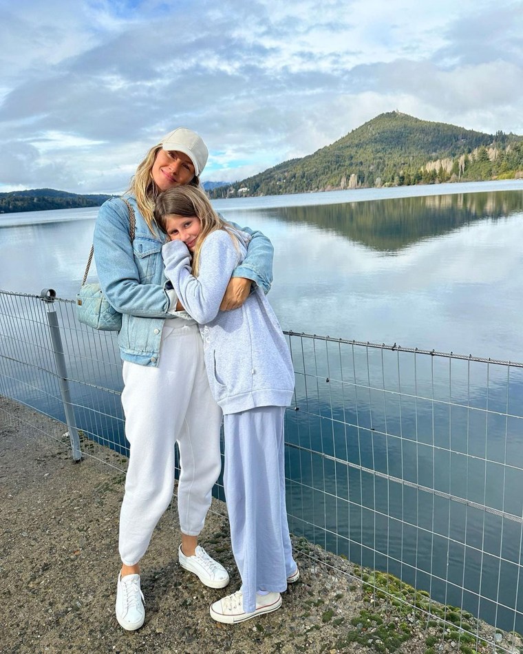 Gisele Bündchen with daughter Vivian.