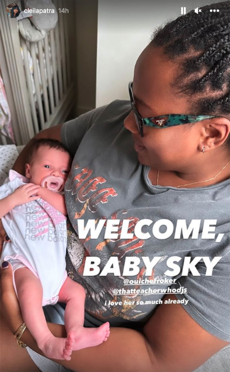 Al Roker's daughter Leila shares a cute photo of her holding her niece, Sky.