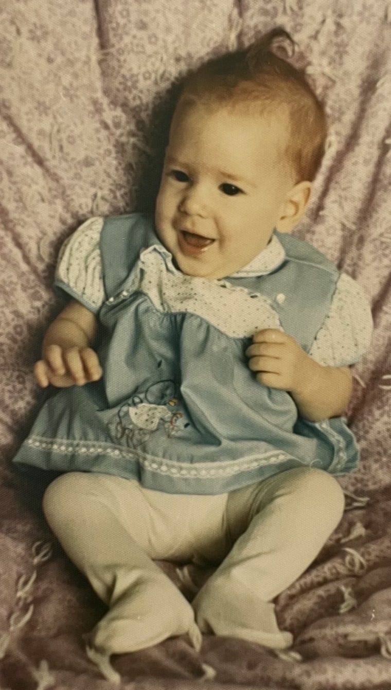 Lori as a baby