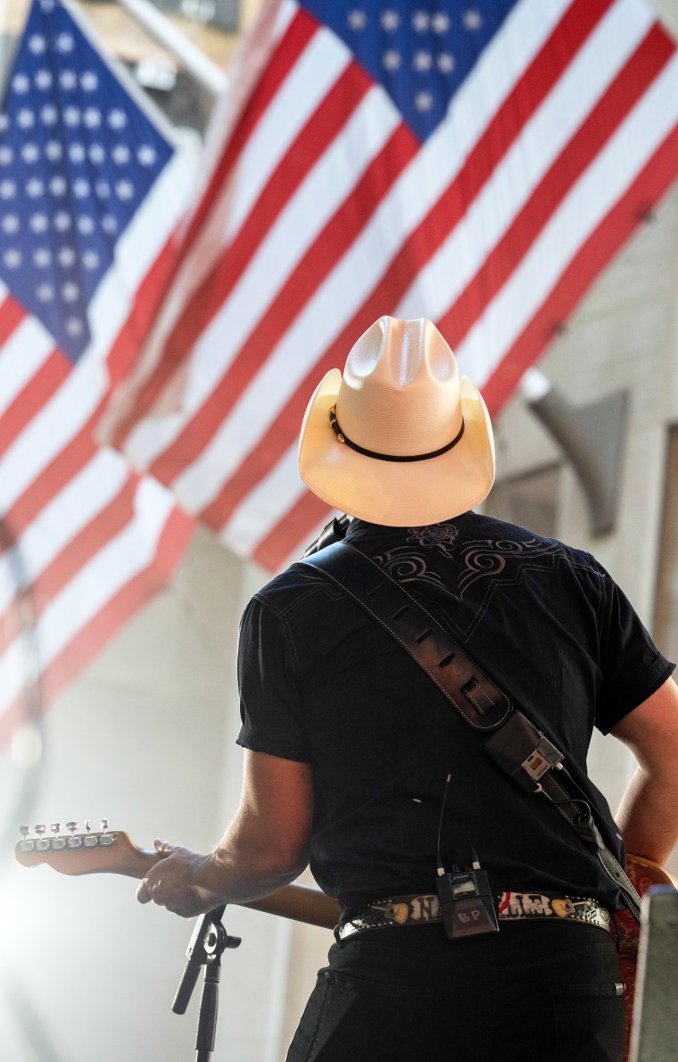 Brad Paisley performing on TODAY on July 14 as part of TODAY's Citi Concert Series