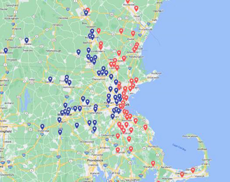 Boston is split between Chicken Fries flavors.