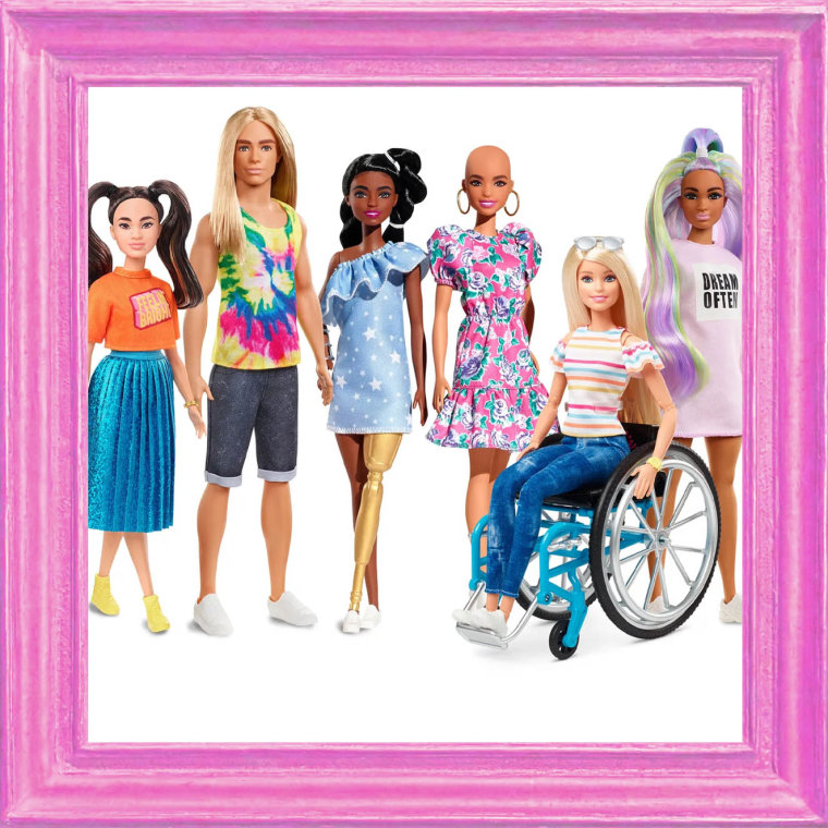 Mattel created multiple Barbie dolls representing people with disabilities