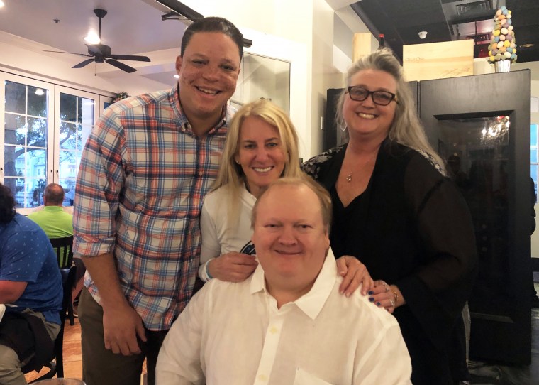 Heather Guidone, right, works for the Center for Endometriosis Care with Dr. Ken Sinervo (bottom). Sinervo participated in the documentary "Below the Belt." 