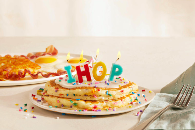 IHOP anniversary pancake