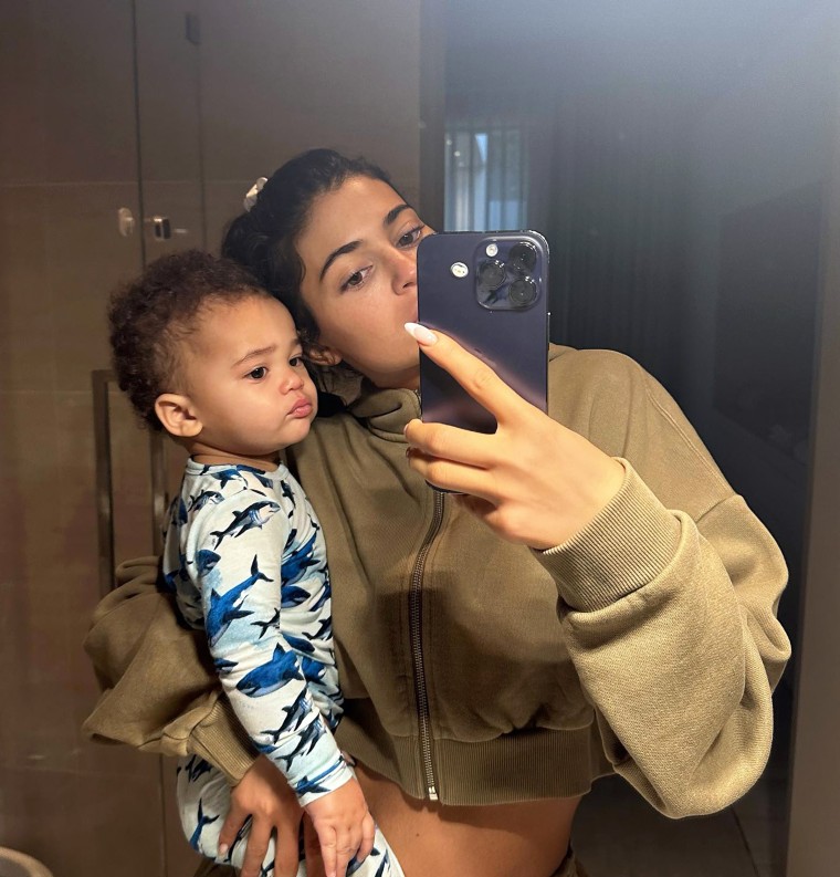 Kylie Jenner reveals that she named her son Aire Webster.