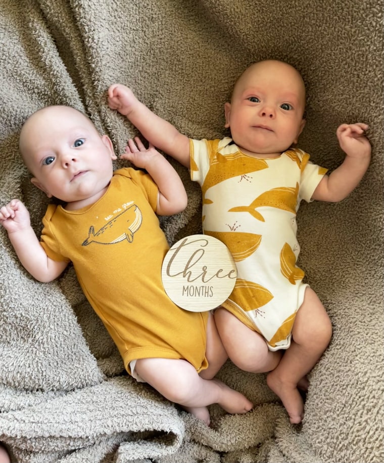 River and Declan, now 3 months old.