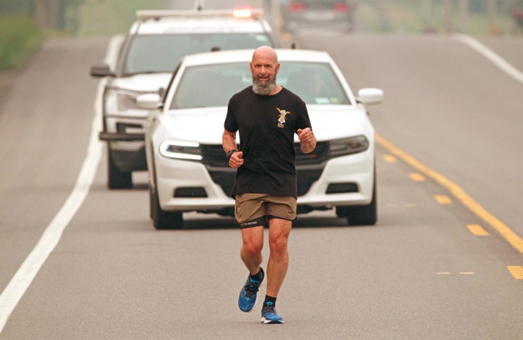 Brett Sobieraski running.